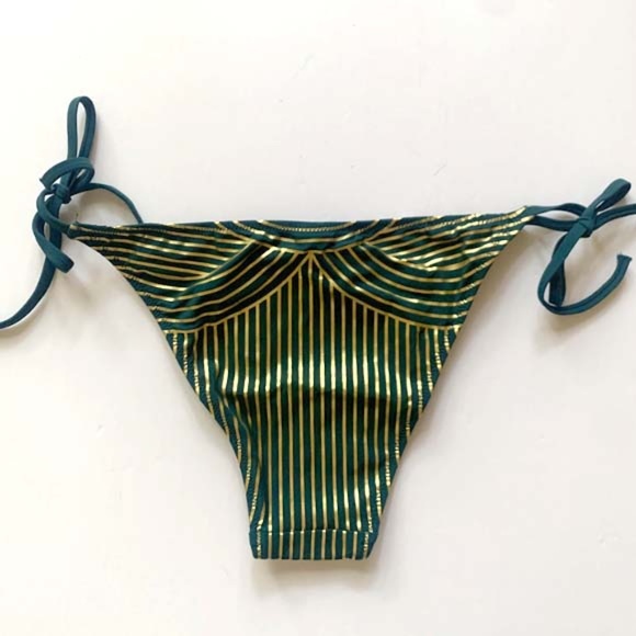 NEW Charlie by MZ Deco Foil Bikini Size S/P - Picture 6 of 8